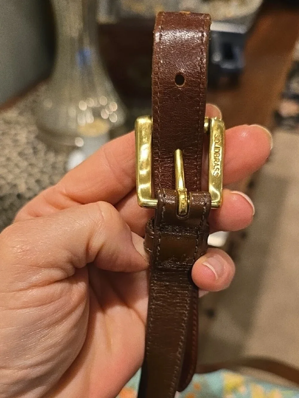 Dooney & Bourke Brown and Dark Brown Pebbled Leather Satchel